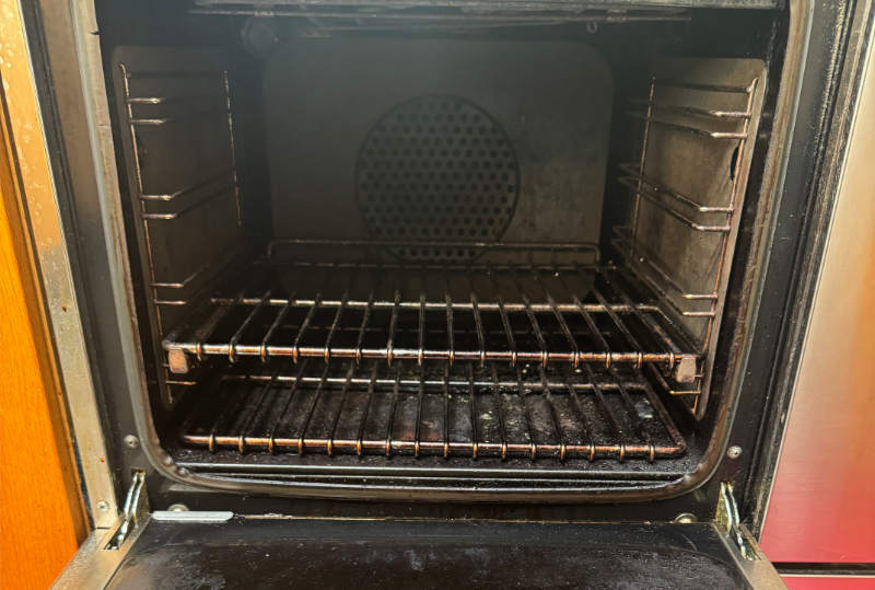 Before Oven Cleaning